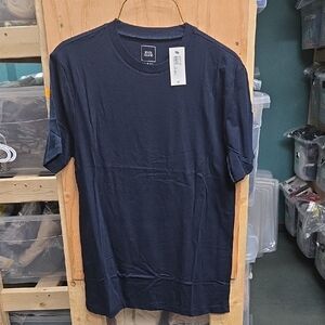 River Island Size XS Navy Slim Fit Crew Neck T-Shirt